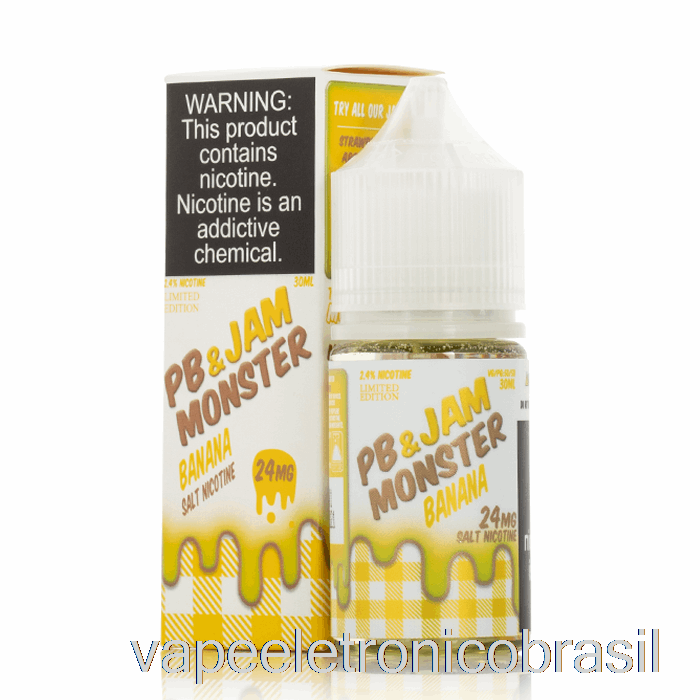 Vape Vaporesso Banana - Pb E Jam Monster Salts - 30ml 24mg